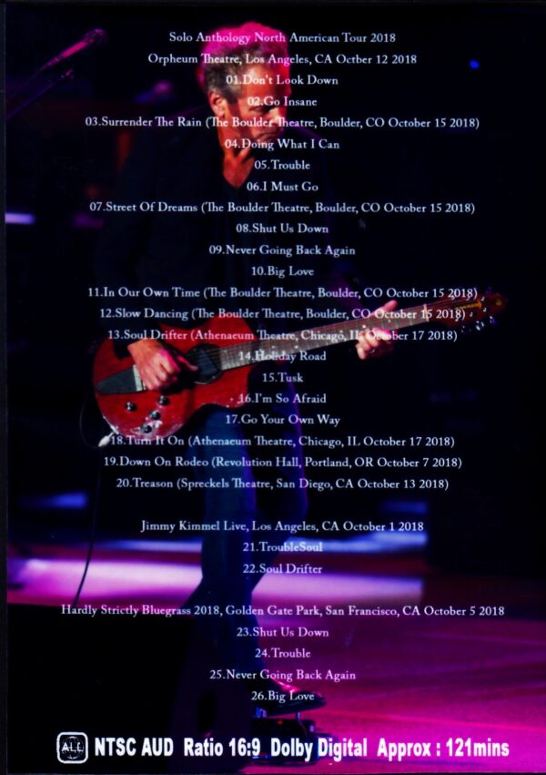 Lindsey Buckingham/North America Tour Collection 2018 - Image 2
