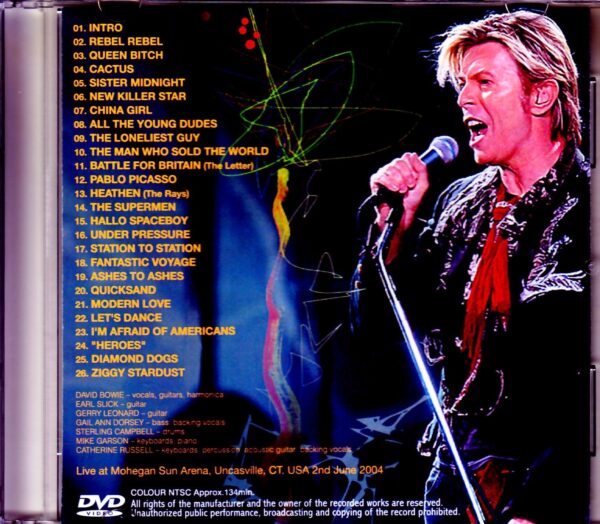 David Bowie/CT,USA 2004 2-Cam Mix - Image 2