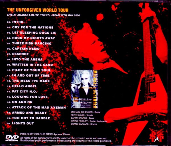 Michael Schenker/Tokyo,Japan 2000 - Image 2