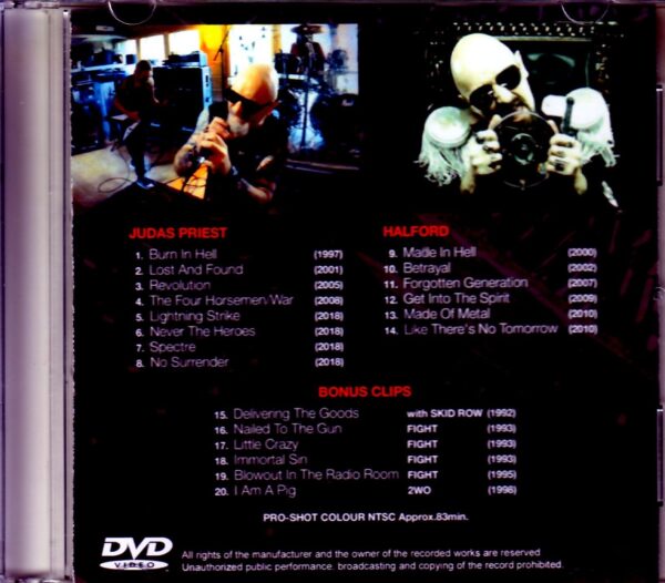 Judas Priest,Halford/Promo Clips 1992-2018 - Image 2