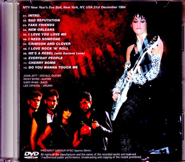 Joan Jett and the Blackhearts/NY,USA 1984-1985 - Image 2