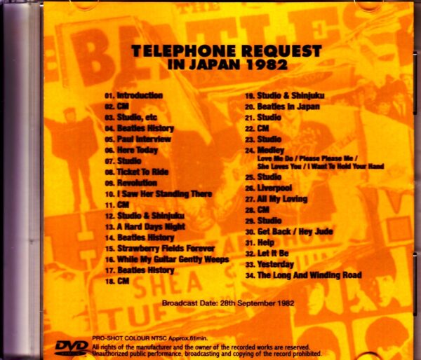 Beatles/Broadcast in Japan 1982 - Image 2