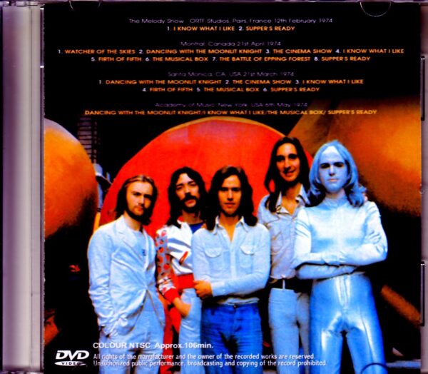 Genesis/Live Film Compilations from 1974 Tour - Image 2