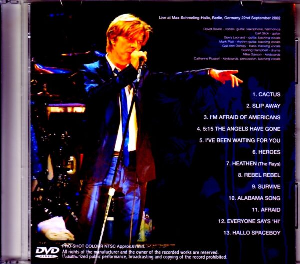 David Bowie/Germany 2002 Broadcast Ver. - Image 2