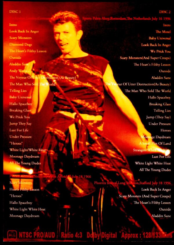David Bowie/Europe Tour Collection 1995-1996 - Image 2