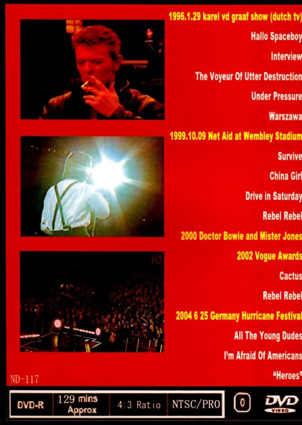 David Bowie/TV Appearances 1996-2004 - Image 2