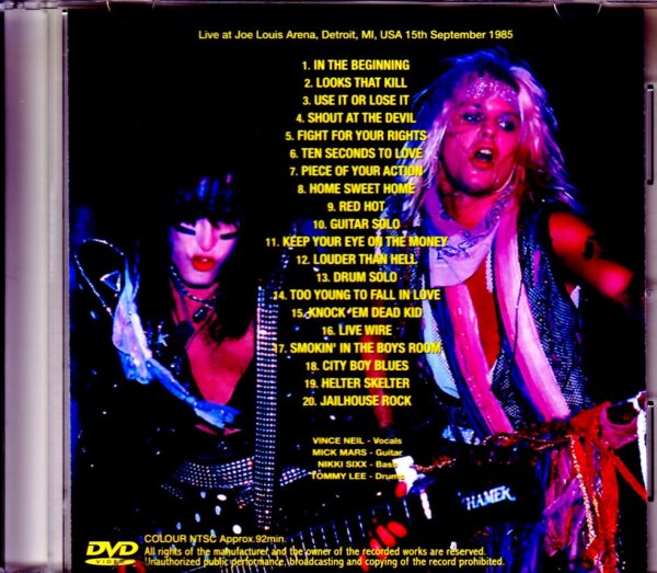 Motley Crue/MI, USA 1985 - Image 2