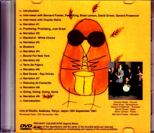 Charlie Watts Quintet/Tokyo,Japan 9.18.1991 - Image 2