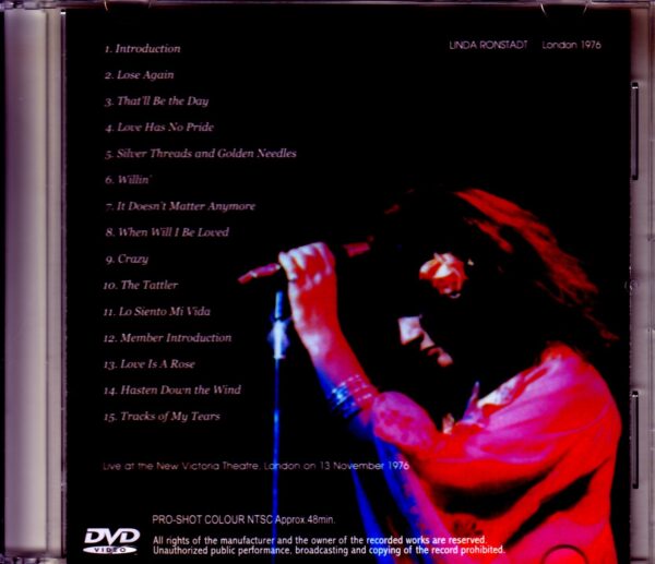 Linda Ronstadt/London,UK 1976 Upgrade - Image 2