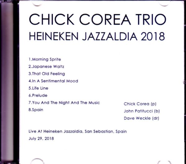 Chick Corea Trio/Spain 2018 - Image 2