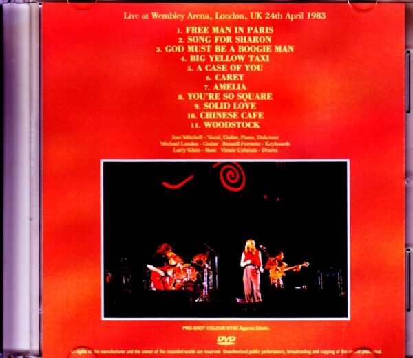 Joni Mitchell/London,UK 1983 - Image 2