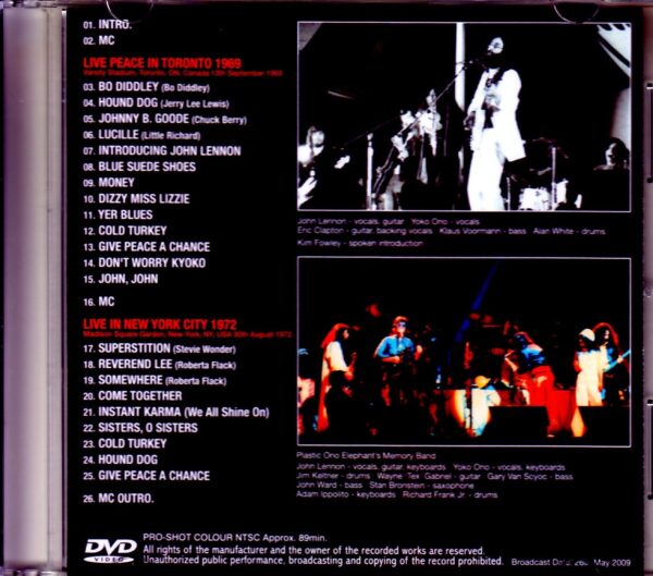 John Lennon/Canada 1969 & more Japanese Broadcast Ver. - Image 2