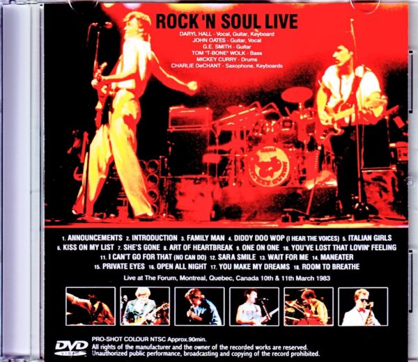 Hall & Oates/Canada 1983 LD Ver. - Image 2