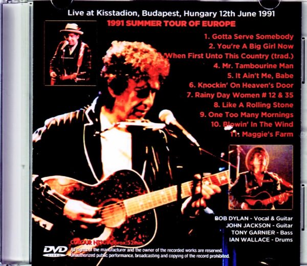 Bob Dylan/Hungary 1991 - Image 2