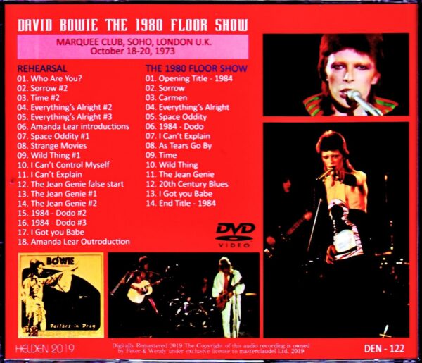David Bowie/London,UK 1973 & Rehearsals - Image 2