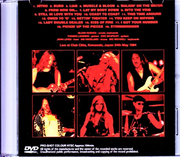 Glenn Hughes/Kanagawa,Japan 1994 Upgrade - Image 2