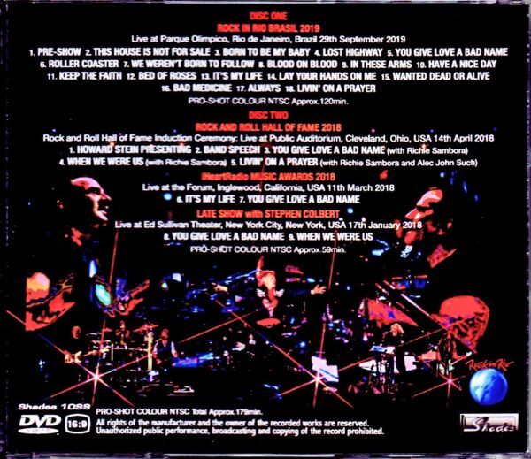 Bon Jovi/Brazil 2019 & more - Image 2
