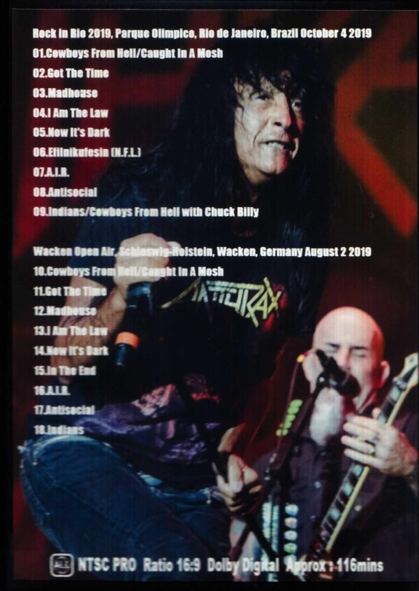 Anthrax/Brazil 2019 & more - Image 2