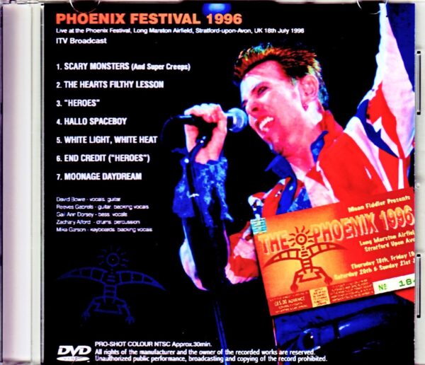 David Bowie/UK 1996 Upgrade - Image 2