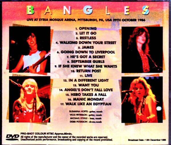 Bangles/PA,USA 1986 Best Quality - Image 2