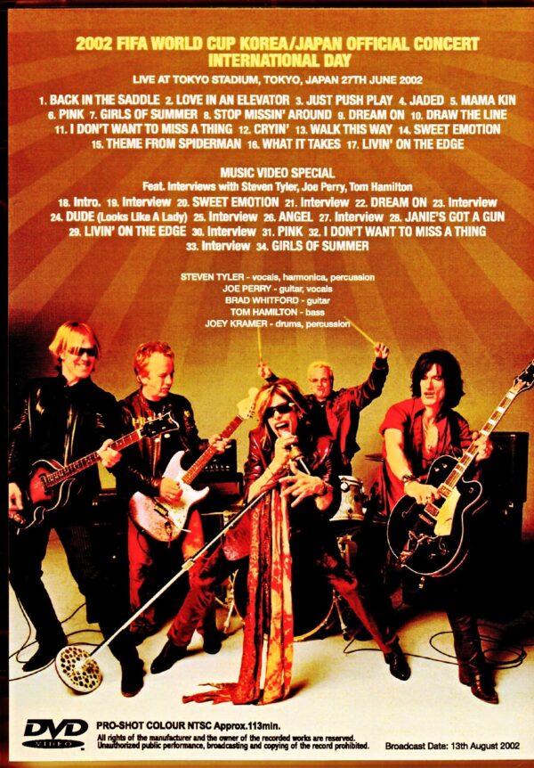 Aerosmith/Tokyo,Japan 2002 Upgrade & more - Image 2