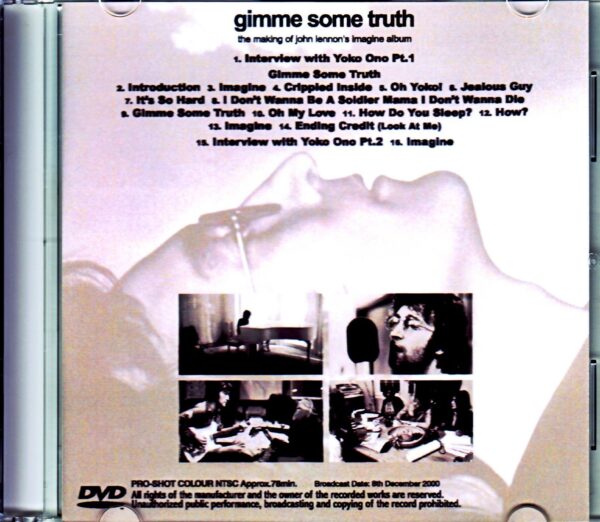 John Lennon, Yoko Ono/Making of Imagine Album Broadcast Ver. - Image 2