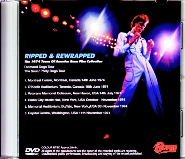 David Bowie/1974 Tours of America 8mm Film Collection - Image 2