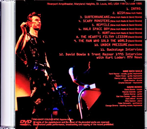 David Bowie,Nine inch Nails/MD,USA 1995 - Image 2