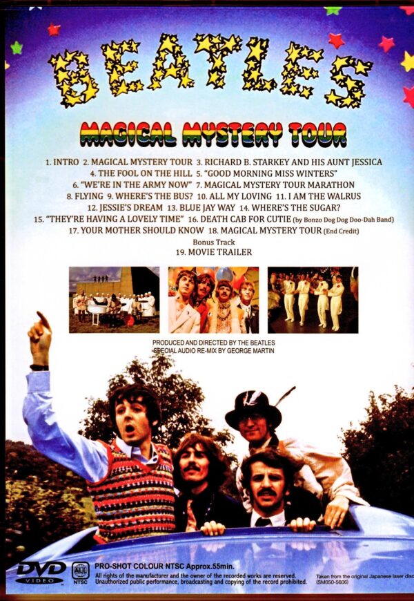 Beatles/Magical Mystery Tour Original Japanese Laser Disc - Image 2