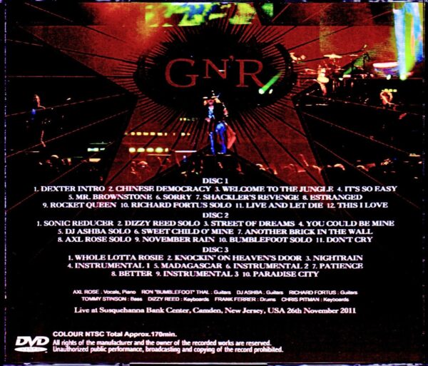Guns N' Roses/NJ, USA 2011 - Image 2