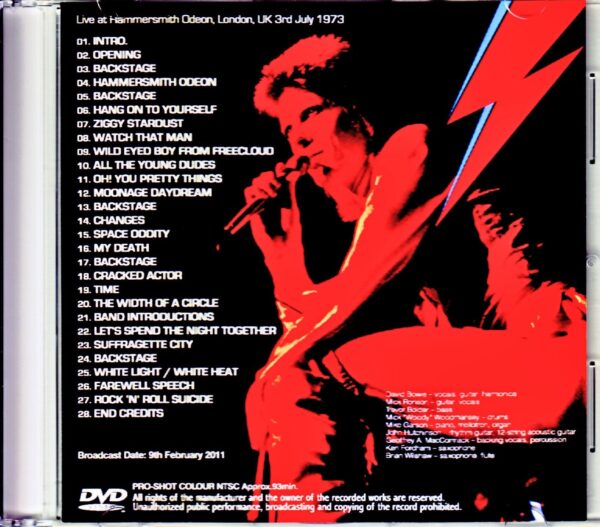 David Bowie/London,UK Japanese Broadcast - Image 2