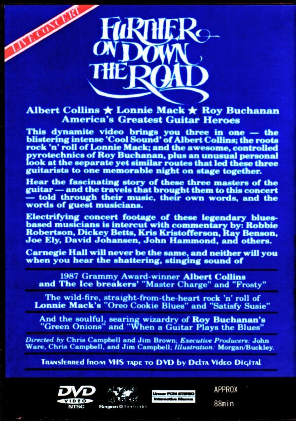 Albert Collins,Lonnie Mack,Roy Buchanan/NY,USA 1985 - Image 2