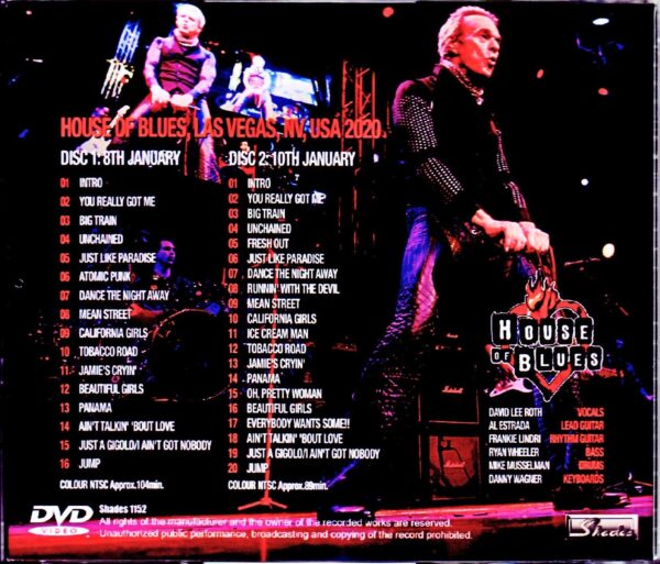 David Lee Roth/NV,USA 2020 - Image 2