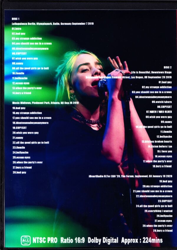Billie Eilish/Pro-Shot Collection 2019-2020 - Image 2
