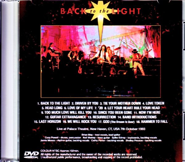 Brian May Band,Cozy Powell/CT,USA 1993 - Image 2