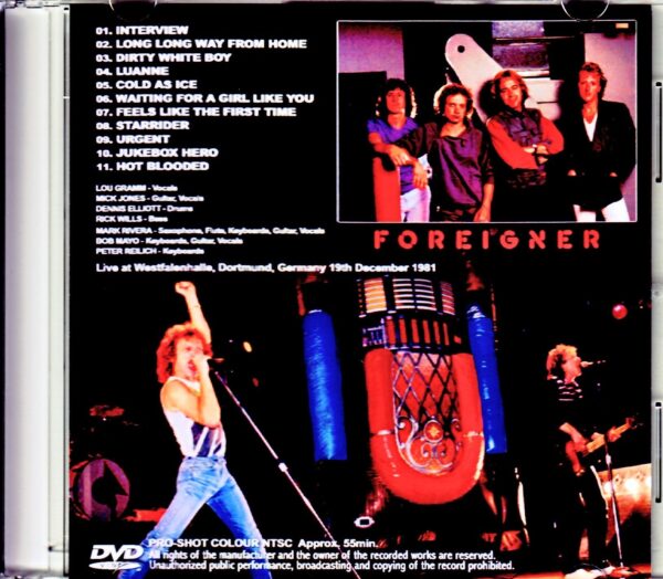 Foreigner/Germany 1981 - Image 2