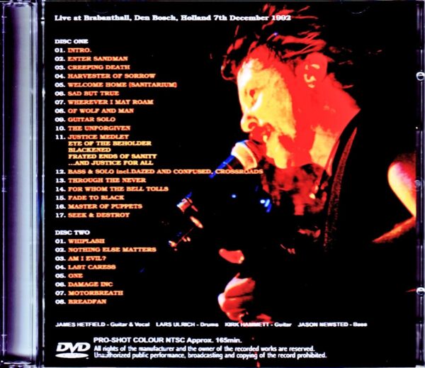 Metallica/Holland 1992 - Image 2