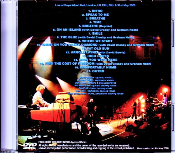 David Gilmour/London,UK 2006 Japanese Broadcast Version - Image 2