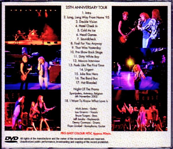 Foreigner/Live Compilation 2002 - Image 2