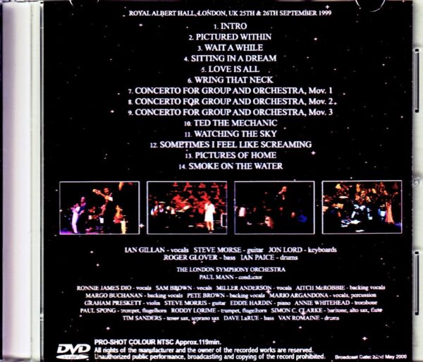Deep Purple,The London Symphony Orchestra/London,UK 1999 Japanese Broadcast Version - Image 2