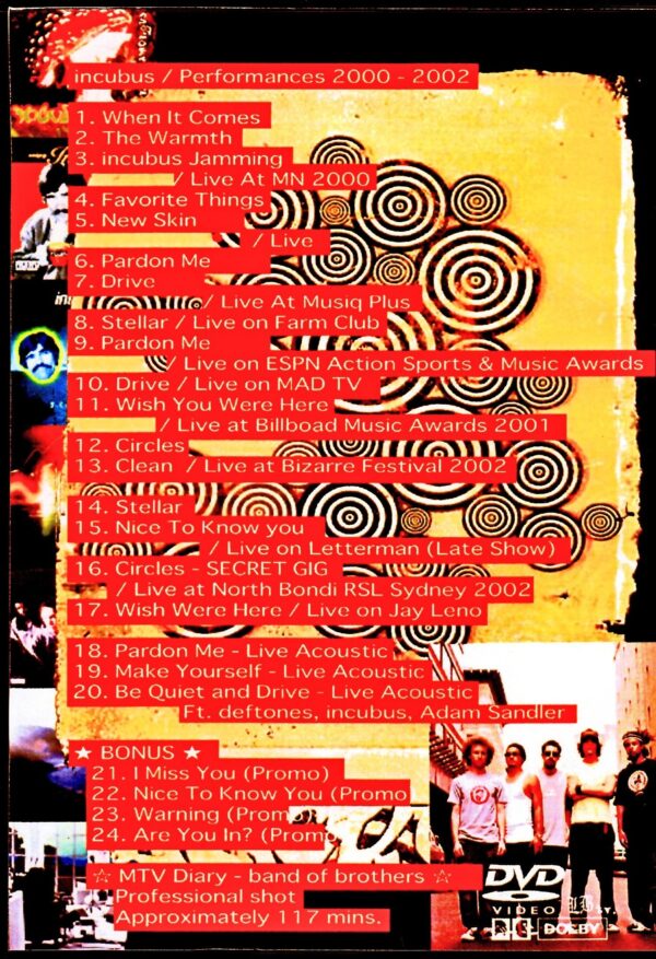 Incubus/Performances 2000-2002 - Image 2