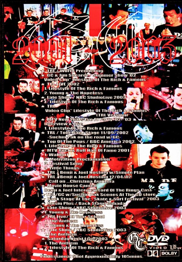 Good Charlotte/TV Performances 2001-2003 - Image 2