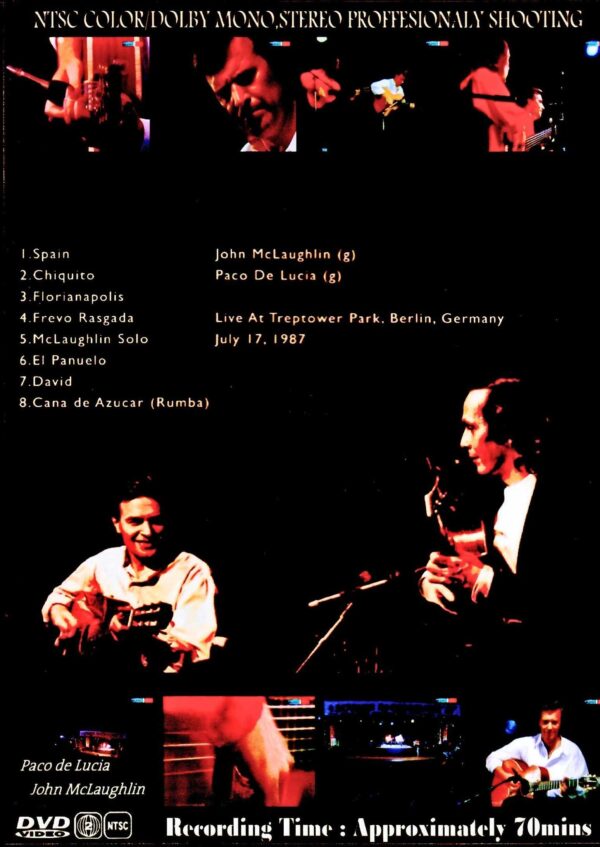 John McLaughlin,Paco De Lucia/Germany 7.17.1987 - Image 2