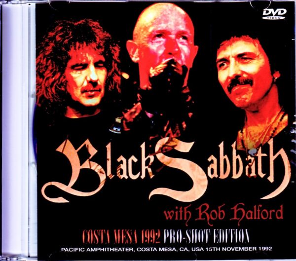 Black Sabbath,Rob Halford/CA,USA 1992 Pro-Shot Edition