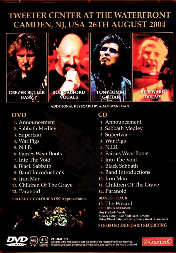 Black Sabbath,Rob Halford/NJ,USA 2004 S & V Upgrade - Image 2