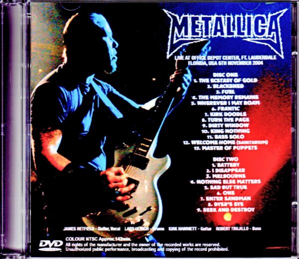 Metallica/FL,USA 2004 Synced with SBD - Image 2