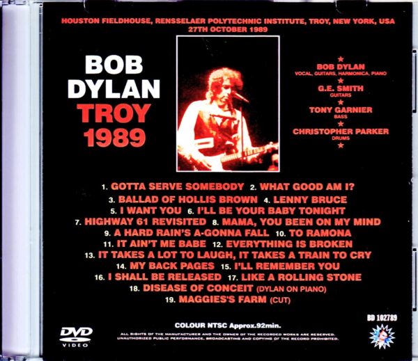 Bob Dylan/NY, USA 1989 - Image 2