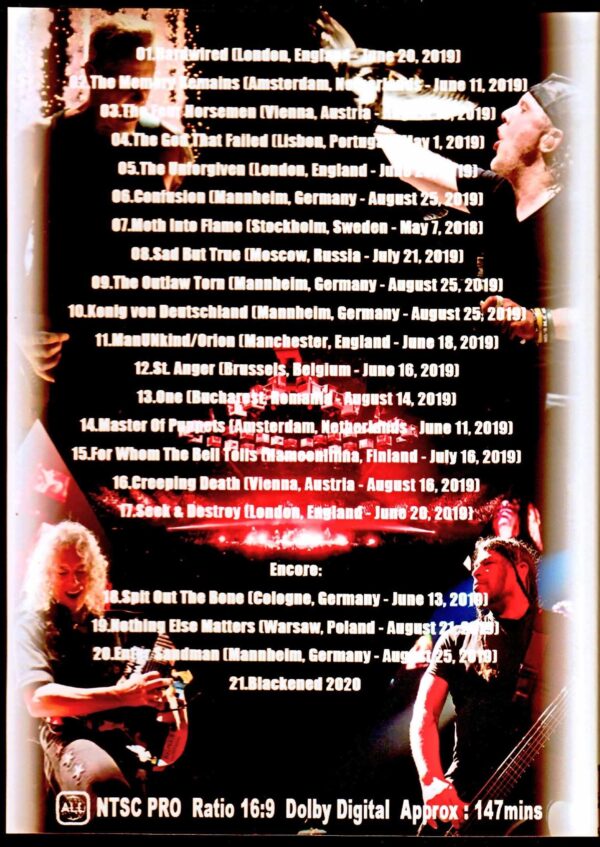 Metallica/Pro-Shot Live Europe Compilation 2019 - Image 2
