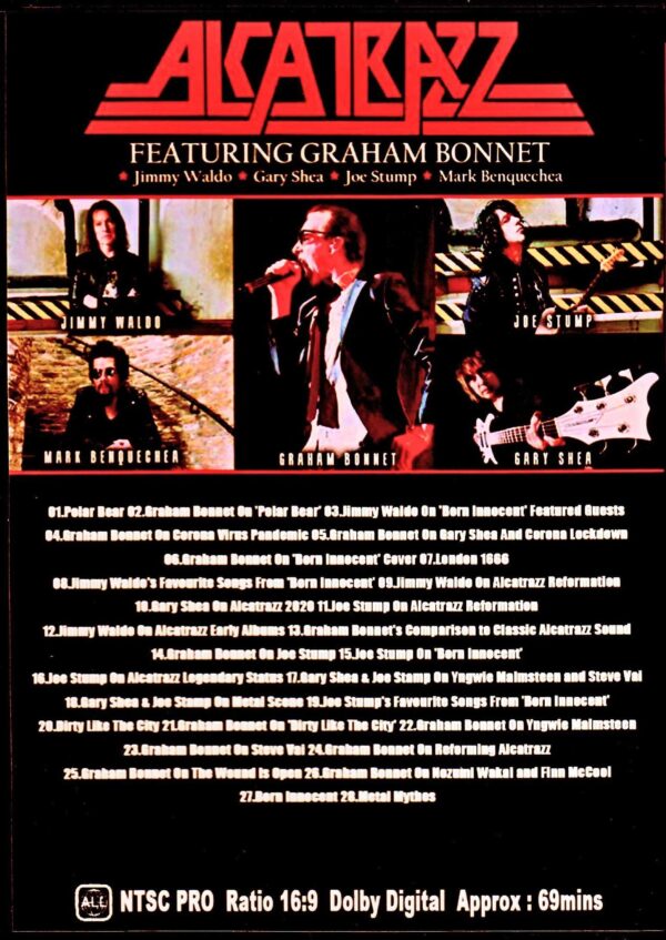 Alcatrazz/Born Innocent release commemorative video collection 2020 - Image 2