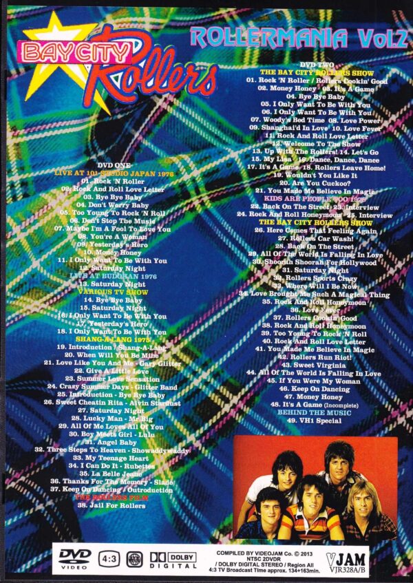 Bay City Rollers/TV Collection Around the World Vol.2 - Image 2